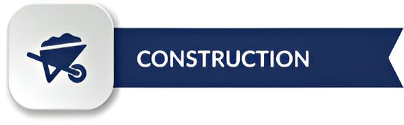 Wheelbarrow icon with "Construction" text label.