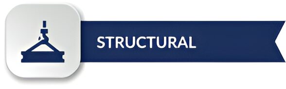 Structural icon with crane graphic.